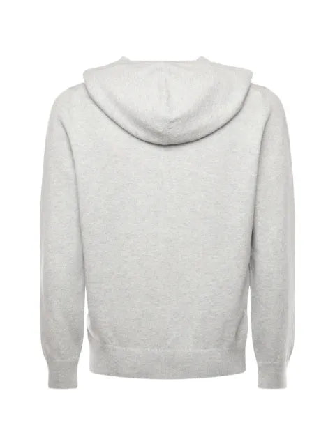 Galiano zip-up knit hoodie