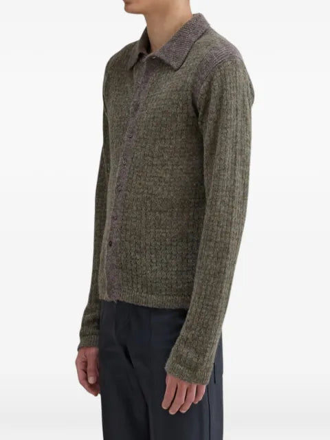 Eckhaus Latta button-down cardigan